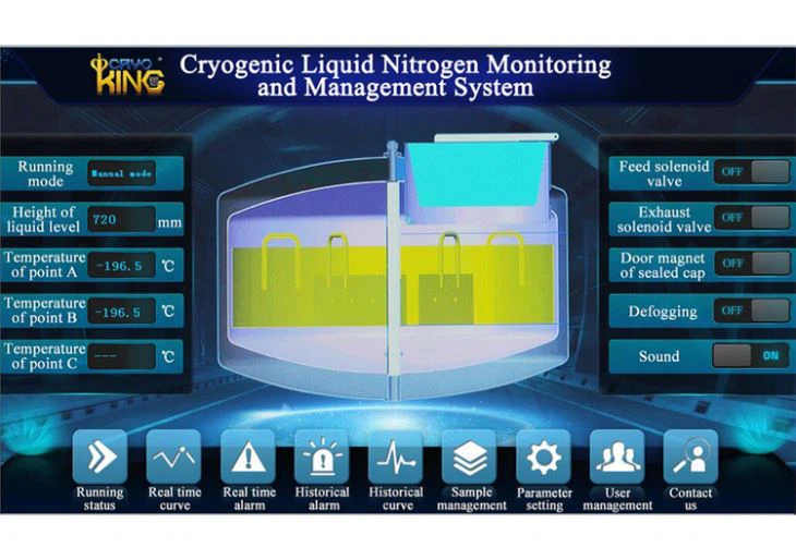 Biobank Liquid Nitrogen Containers