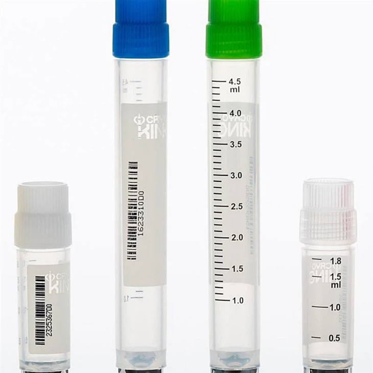 0.5ml, 1.0ml, 1.5ml, 2.0ml And 5.0ml Multi-Coded Cryogenic Vials